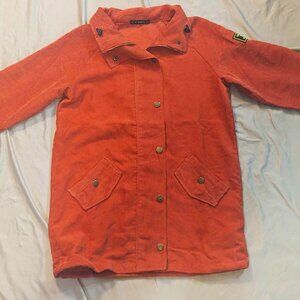 Zaful brand corduroy jacket- orange- SIZE MEDIUM- adjustable fit